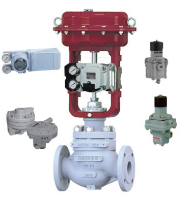 Outras peças de válvulas e posicionador de válvulas Masoneilan SVI2/SVI3/SVI1000 e válvula solenoide Burkert/ASCO