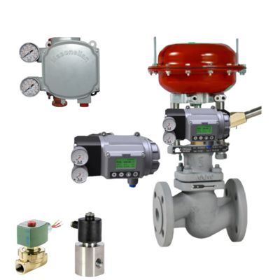 Valva de controlo pneumático e partes de válvulas Masoneilan SVI2/SVI3/SVI1000 Valve positioner e ASCO Solenoid Valve