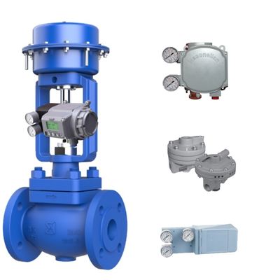 Valva de controlo pneumático e partes de válvulas Masoneilan SVI2/SVI3/SVI1000 Valve positioner e ASCO Solenoid Valve