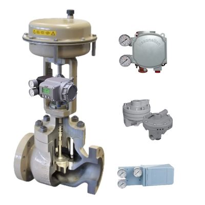 Valva de controlo pneumático e partes de válvulas Masoneilan SVI2/SVI3/SVI1000 Valve positioner e ASCO Solenoid Valve