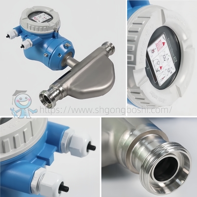 Fluxímetro sanitário E+H Prolina Promag P 300 P 500 Endress Hauser Fluxímetro eletromagnético de qualidade alimentar