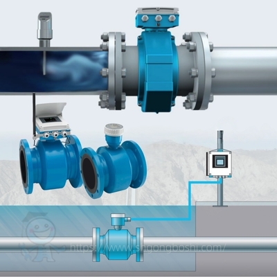 Novo DN25 DN900 Endress Hauser Medidor de fluxo eletromagnético Proline Promag W800 W400 Medidor de fluxo de água