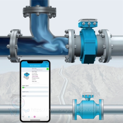 Medidor de fluxo de proteção contra corrosão E+H Proline Promag W 400 W 800 Endress Hauser Medidor de fluxo eletromagnético para água
