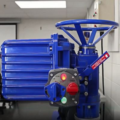 Fornecedor Deslizamento de regulação de pressão de gás natural Limitador de fluxo personalizado de servidor de fluxo e atuador de válvula elétrica de várias voltas à prova de explosão