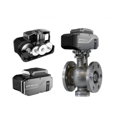 Atuador de válvula do fornecedor FFC EF-P Série Micro-controle Atuador elétrico e Válvula borboleta da China para Tratamento de Água e Energia