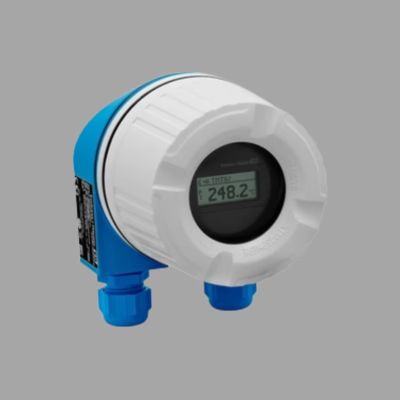 Medidor de vazão vortex Endress+Hauser Proline Prowirl O 200 e transmissor de temperatura ITEMP TMT82 HART 7 com conjunto de válvula de controle de vazão