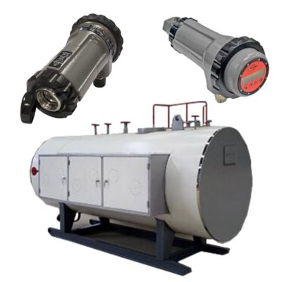 Detector de chama Fireye 95DSS3-1WINC com interface Modbus para caldeiras industriais