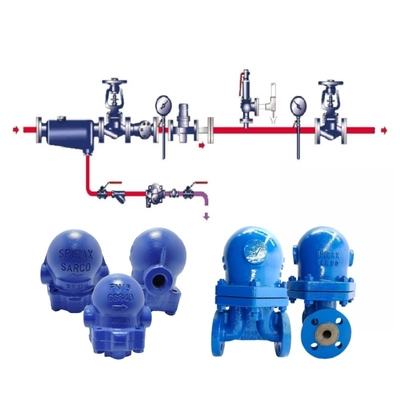 SPIRAX SARCO FT14 FT43 FT44 válvula de esferas armadilha de vapor flutuante industrial para trocador de calor