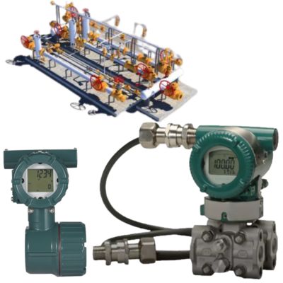 Sistema de controlo de pressão/fluxo equipado com um medidor de fluxo de vórtice da série Yokogawa VY e um transmissor multivariável da série EJX 910A