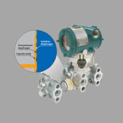 Dispositivo de comutação de válvula equipado com um medidor de vazão vortex da série Yokogawa VY e transmissor de baixo fluxo EJX115A