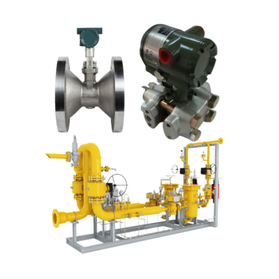 Valve switching device equipped with a Yokogawa VY series vortex flowmeter and EJX115A low-flow transmitter