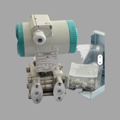 Transmissor de pressão Siemens SITRANS 7MF4433-1DA02-2AB6-Z, medidor de vazão vortex SITRANS FX330 e dispositivo de comutação de válvulas