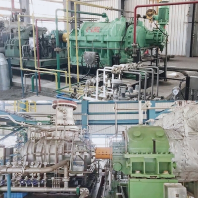 Bomba de calor de reforço de vapor para tubulação de pressurização de vapor de baixa pressão para a indústria petroquímica