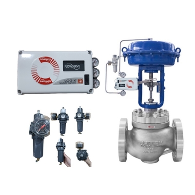 Regulador de pressão Fisher 67DFR Flowserve Logix 520MD Válvulas de controle industrial Posicionador de válvula digital China Válvula de diafragma
