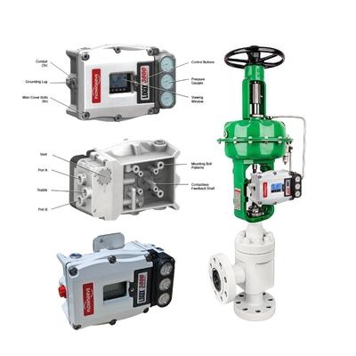 Valvulas de controle personalizadas Flowserve Valve Positioner 3800 3821-28EA-D43L-1130-00 Industrial Valve Controller Preço