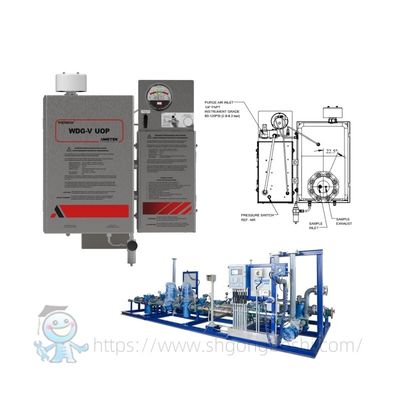 Analisador de Gás para Processamento de Hidrocarbonetos Ametek Thermox WDG-IV UOP, Analisadores de Oxigênio de Baixa Concentração