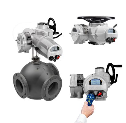 Válvulas Acionadas Elétricas Rotork em Aço Inoxidável Válvulas Esféricas com Atuador Elétrico Válvula de Controle de Fluxo