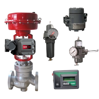 Válvula de Controle com Conversor I/P Fisher 846 e Posicionador DVC6200 para Ambientes de Alta Temperatura, Alta Pressão, Corrosivos e Perigosos