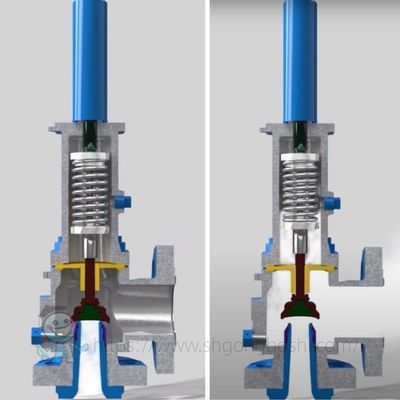 Crosby J Series Balanced Diaphragm Gas Liquid Two Phase Fluid Safety Valve Direct Spring Pressure Relief Safety Valves