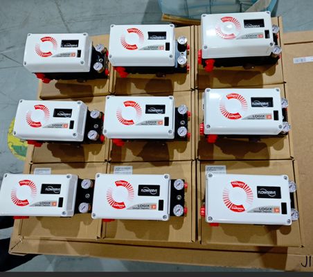 Válvulas de controlo chinês com posicionador de válvulas Flowserve 3200MD Logix 420 Logix MD + 67cfr Regulador Asco Solenoide