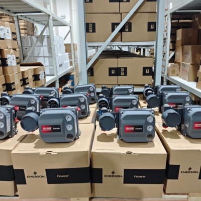 Fisher DVC6200 Controlador de válvula pneumática, Posicionador inteligente e válvula de solenoide Buerkert Tipo 5404