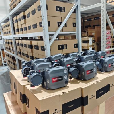 Fisher DVC6200 Controlador de válvula pneumática, Posicionador inteligente e válvula de solenoide Buerkert Tipo 5404