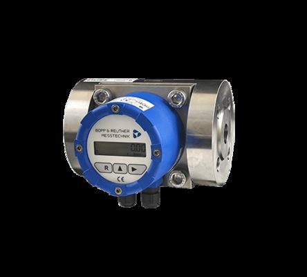 Medição de Volume de Transferência de Combustível Bopp Reuther Messtechnik OAP OC OI OK OP OD Flowal Plus Líquidos Gases Medidor de Roda Oval