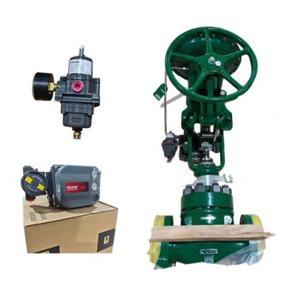 Válvula de controlo Fisher DVC6200 e válvula de solenoide Asco e outras partes de válvula em existência para venda