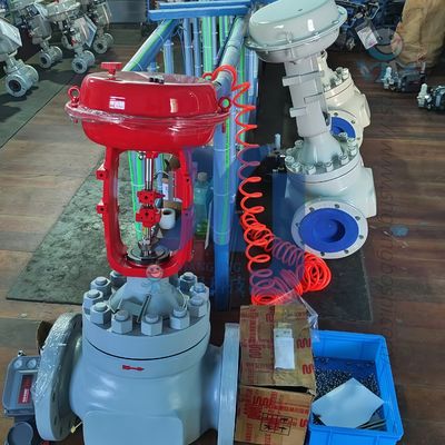 Válvulas de controle de fluxo pneumáticas com certificação EAC e Posicionadores de Controlador de Válvula Digital Emerson Fisher DVC6200