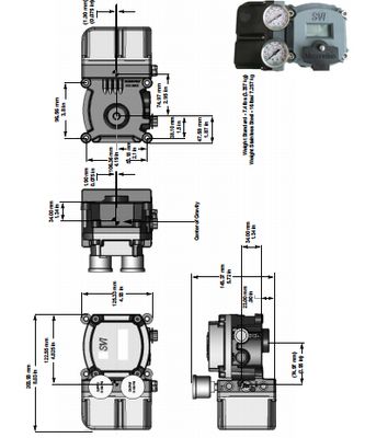 Masoneilan 78-4 78-40 80-40 Regulador de filtro de ar SVI2 Válvulas digitais de posicionamento Válvulas de controle BR200 BR400 Booster Relays