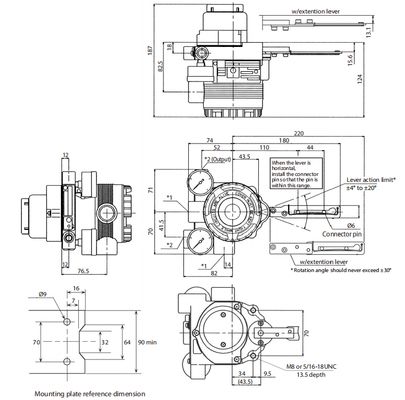 Estoque do Fornecedor Válvula de Controle Azbil AVP300 AVP301 AVP302 AVP307 Posicionador de Válvula Digital Inteligente com Diagnóstico