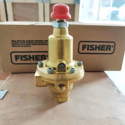 Fisher 1301F/1301G Regulador de alta pressão de gás natural pneumático de ação direta válvula de latão