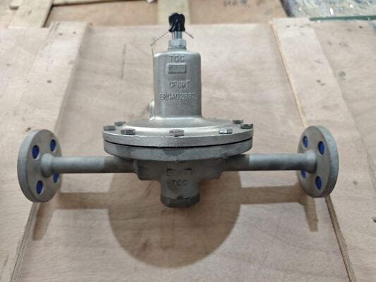 Novíssimo regulador da série Fisher MR95 Reguladores de pressão acionados diretamente Fornecedor de válvulas de controlo de pressão