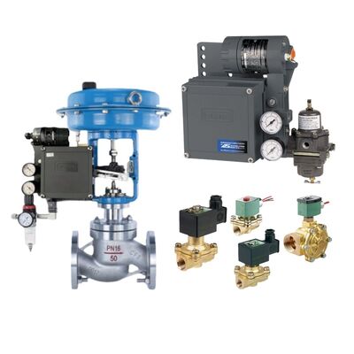 Válvula Solenoide Asco com Bom Preço e Posicionador de Válvula Pneumática de Simples Ação Fisher 3582 3582i Válvula de Controle Fornecedor OEM China