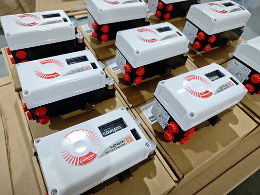 Válvula de Controle Pneumática Industrial e Posicionadores Digitais Flowserve Logix 520MD 3200MD 3800MD Válvulas de Controle Industrial Controlador e Regulador ASCO