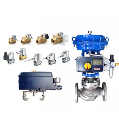 Valvo de posicionamento industrial Valworx Valvo de posicionamento de processo químico eletro-pneumático com válvula solenoide SMC