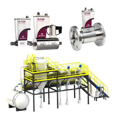 Medidor de vazão mássica Bronkhorst IN-FLOW e E+H Endress Hauser – Controle preciso de gás para automação industrial, em estoque