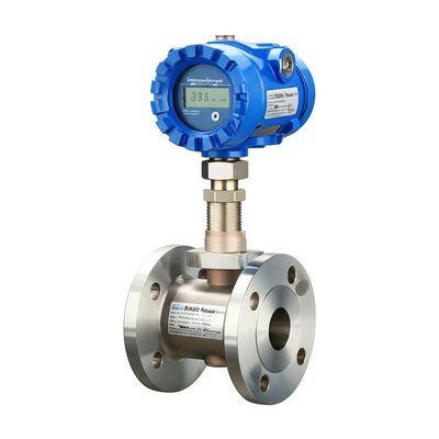 High Precision ±0.05% Accuracy Stainless Steel Coriolis Flow Meter with Flange Connectivity for Industrial Applications
