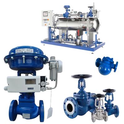 Expert Steam Solutions Spirax Sarco Bellows válvula de parada selada BSA2T BSA3T e Ball Float Steam Trap FT14 e válvula de controle