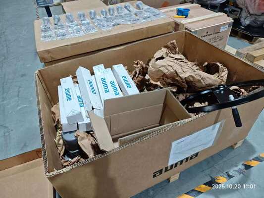 Atuador AUMA SA de alta qualidade 10 Nm 32000 Nm Atuador de válvula elétrica AUMA SA16.2-F16 Atuador multivoltas para válvula industrial