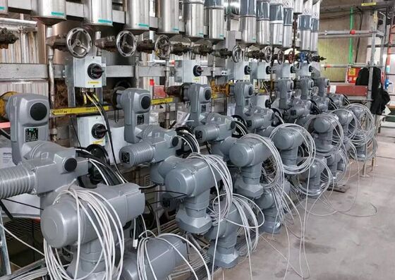 Atuador AUMA SA de alta qualidade 10 Nm 32000 Nm Atuador de válvula elétrica AUMA SA16.2-F16 Atuador multivoltas para válvula industrial