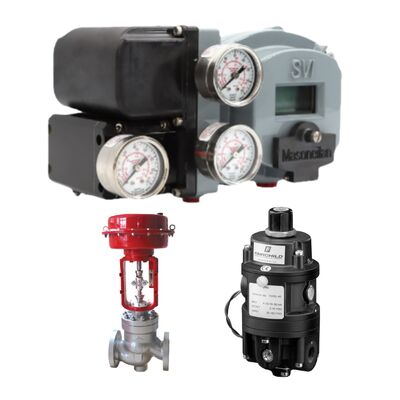 Fairchild T5700 sensor pneumático controlado eletronicamente e Masoneilan SVI2AP/SVI II série SVI2AP-21123111 posicionador de válvula (com ecrã LCD), novo, em estoque.