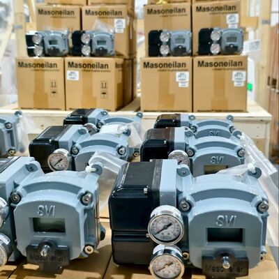 Transdutor I/P Rotork Fairchild T7800 + posicionador de válvula inteligente de dupla ação Masoneilan SVI2 AP/SVI2 series SVI2AP-22123111, em estoque.