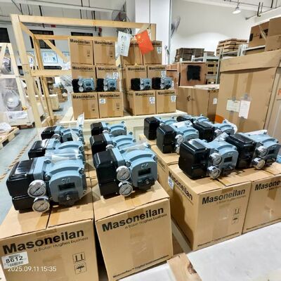 Posicionador de válvula inteligente Masoneilan SVI2 AP/SVI 2 Series SVI2AP-21113121 e sensor de pressão Rotork Fairchild T6000 + válvula solenóide ACSO, peças originais genuínas, em estoque.