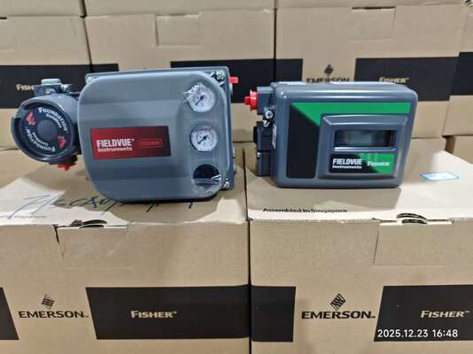 Válvula de controle pneumático Samson da indústria de petróleo e gás e posicionador Fish-er DVC2000 DVC6200 3661 e válvula de viagem 377