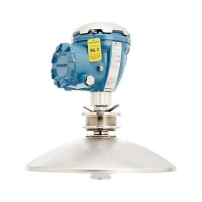 Flanged Connection Rosemount 3408 Level Transmitter Non-Contacting Radar Used in Storage Tank and Spiraxsarco Control Valve for Pipe
