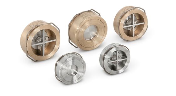 Válvula de Retenção de Pistão a Disco VYC para Tubulações Industriais 1/4 Latão 304 316 Válvula de Retenção para Água Vapor Gás