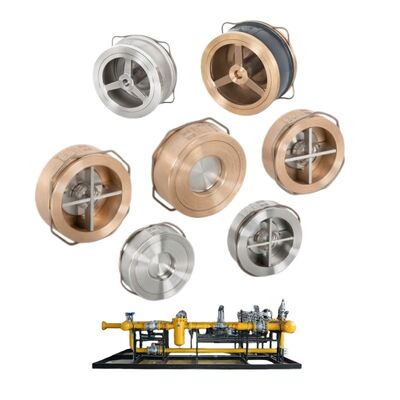 Válvula de Retenção de Pistão a Disco VYC para Tubulações Industriais 1/4 Latão 304 316 Válvula de Retenção para Água Vapor Gás