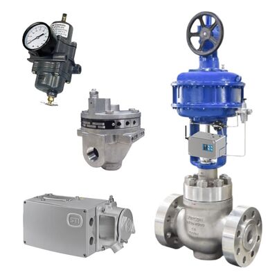 Posicionador de Válvula FasTrak FT D00ASSA à Prova de Explosão de Alto Fluxo para Controle de Planta de Refinaria Química