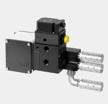 IMI STI SA/CL Posicionador analógico para central térmica petroquímica de dupla ação com atuador linear
